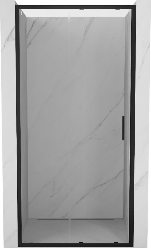 Drzwi prysznicowe rozsuwane Mexen Exo czarne 110 cm 1 szt.