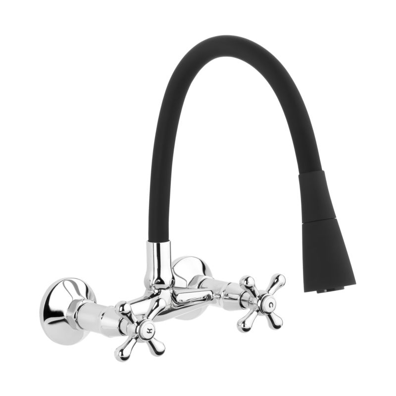 Bateria kuchenna zlewozmywakowa Invena Roma z elastyczną wylewką srebrny 1 szt.