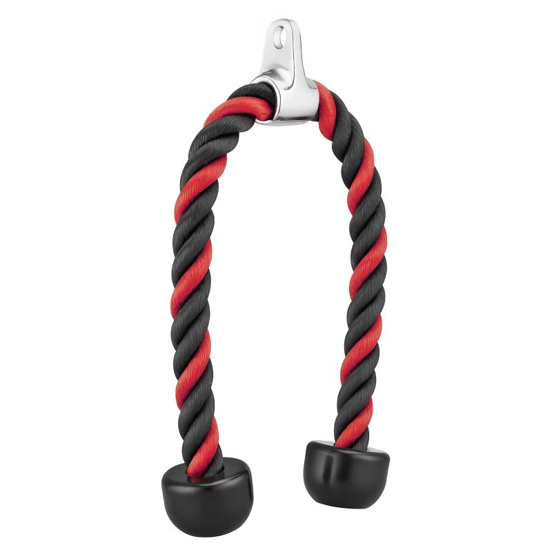 Lina do wyciągu Pretorians uchwyt do atlasu na triceps czerwono-czarny 1 szt.