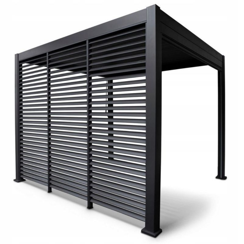 Panel żaluzjowy Gutroof do Pergoli PREMIUM Anthracite 123,5cm Poziomy 1 szt