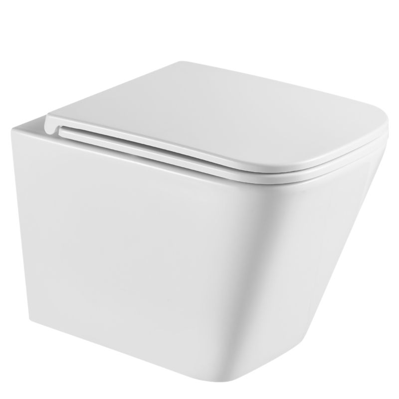 Miska WC podwieszana Invena Florina z systemem cichego spłukiwania QFS i deską wolnoopadającą 1 szt.