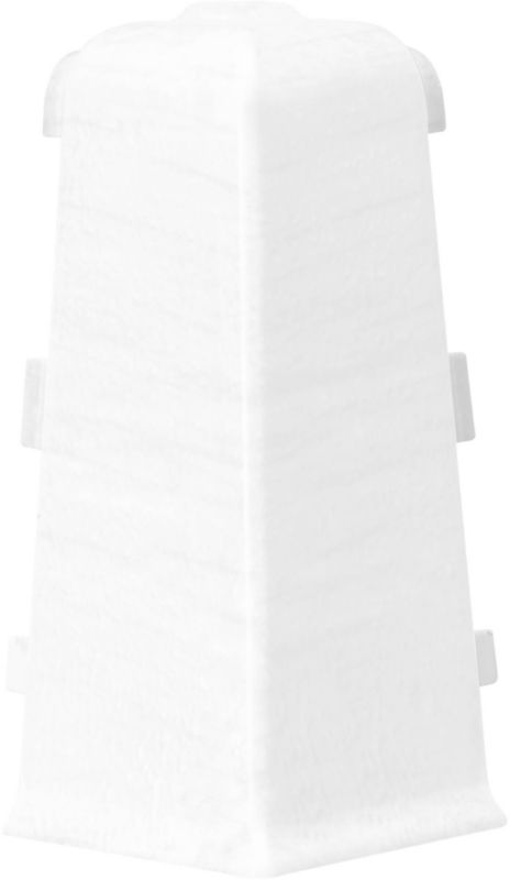 Narożnik zewnętrzny do listwy Arbiton Indo PCV biały mat