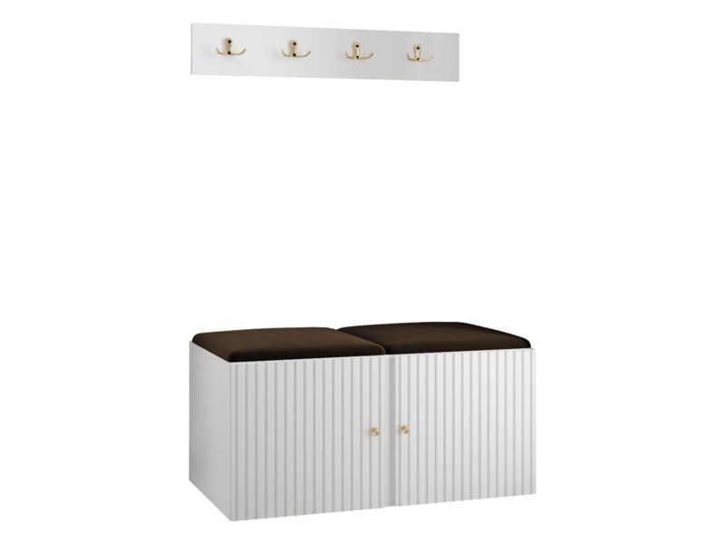 Zestaw MIRJAN 24 Orion Ryfel Slim VI biały + brązowy 1 kpl.