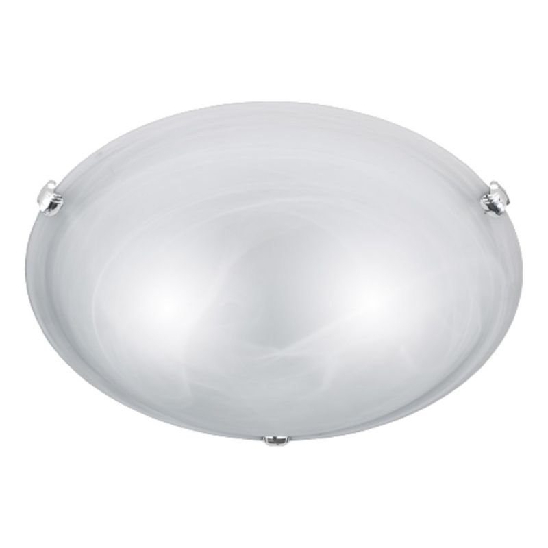 Plafon sufitowy nowoczesny Trio Adrian srebrno-biały 2 x E27 x 40W IP20 wym: 10 x 40 x 40 cm - 1 szt.