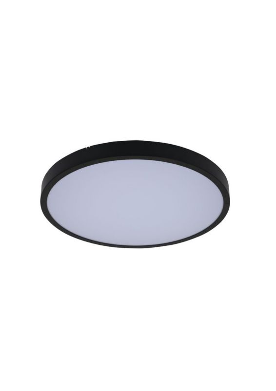 Plafon sufitowy Rabalux Alenzo czarno-biały LED 12W 3000/4000/6000K 780lm łazienkowy IP44 wym: 6,5 x 25,5 x 25,5 cm - 1 szt.