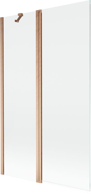 Parawan nawannowy dwuskrzydłowy Mexen Mist miedź szczotkowana 110 x 150 cm 1 szt