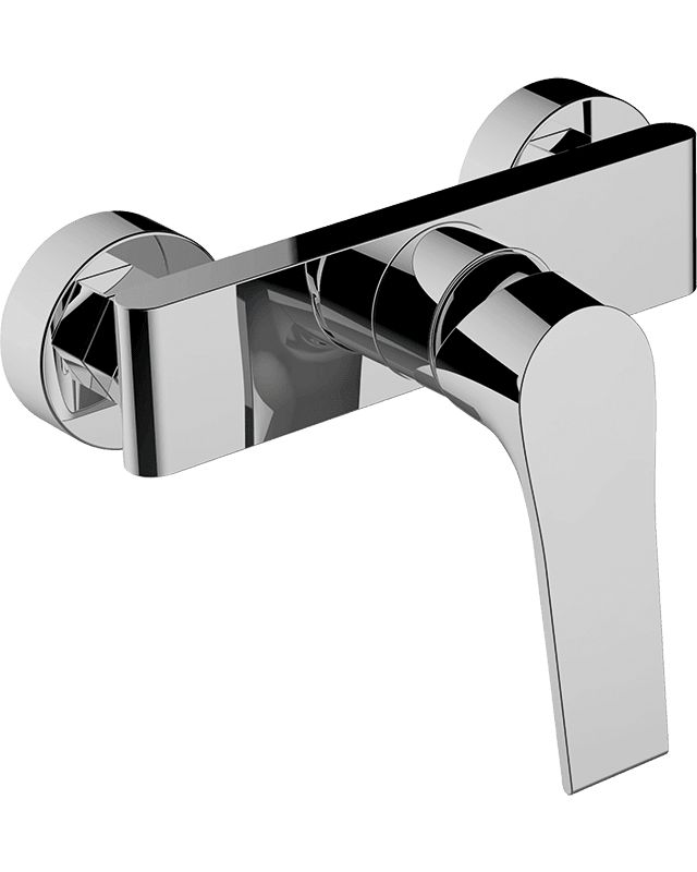 Bateria Natryskowa Laveo Ścienna Plato Jednouchwytowa Chrom 1 szt.