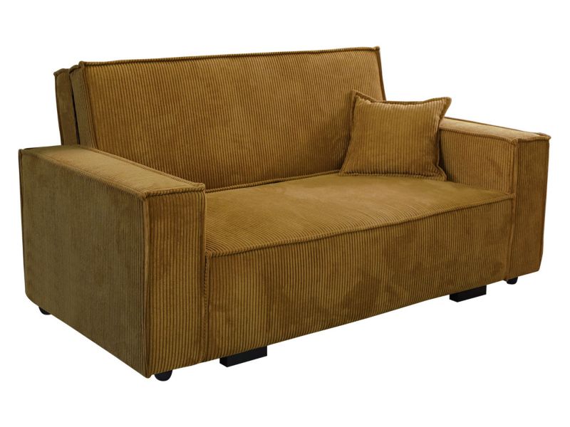 Kanapa rozkładana MIRJAN 24 Viva Star Sztruks III musztardowy 1 szt.