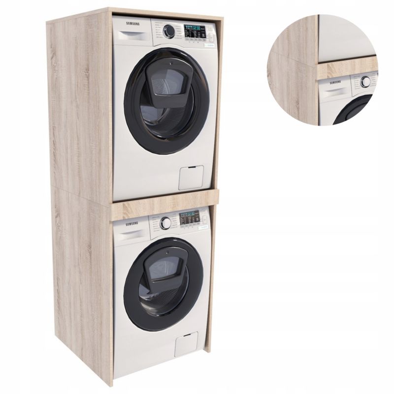 Szafka nad pralkę Matkam na suszarkę TS Per dąb sonoma 1 szt.