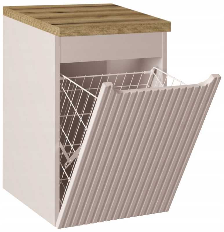 Szafka pod Umywalkę łazienkowa 40 cm Wisząca z Blatem Dąb Nova Kaszmir Furnidea 1 szt.