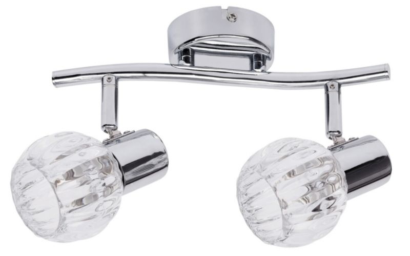 Lampa sufitowa Rabalux Lauren chromowana 2 x E14 x 40W wym: 8 x 25,5 x 16 cm - 1 szt.