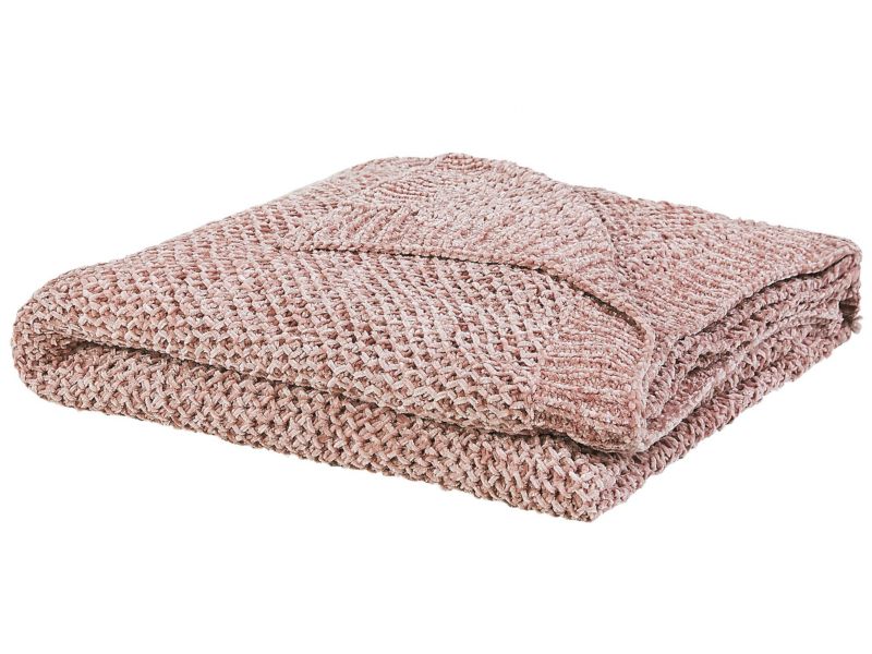 Koc Haifa 150 x 200 cm Różowy 1 szt.