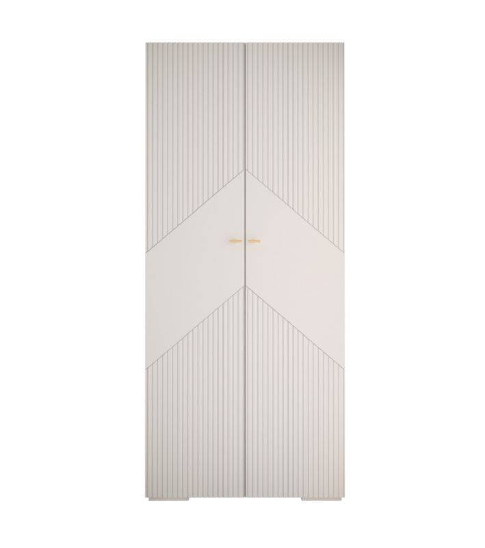 Szafa przesuwna Garderoba Abiks MANHATTAN RYFEL 2 100 biały 1 szt.