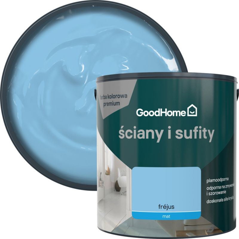 Farba plamoodporna GoodHome Premium Ściany i Sufity frejus 2,5 l