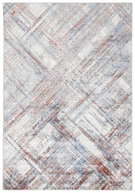 Dywan Wewnętrzny PORTLAND HIK Prostokątny Mazovia 140 x 200 cm Beżowy Motyw Geometryczny 1 szt.