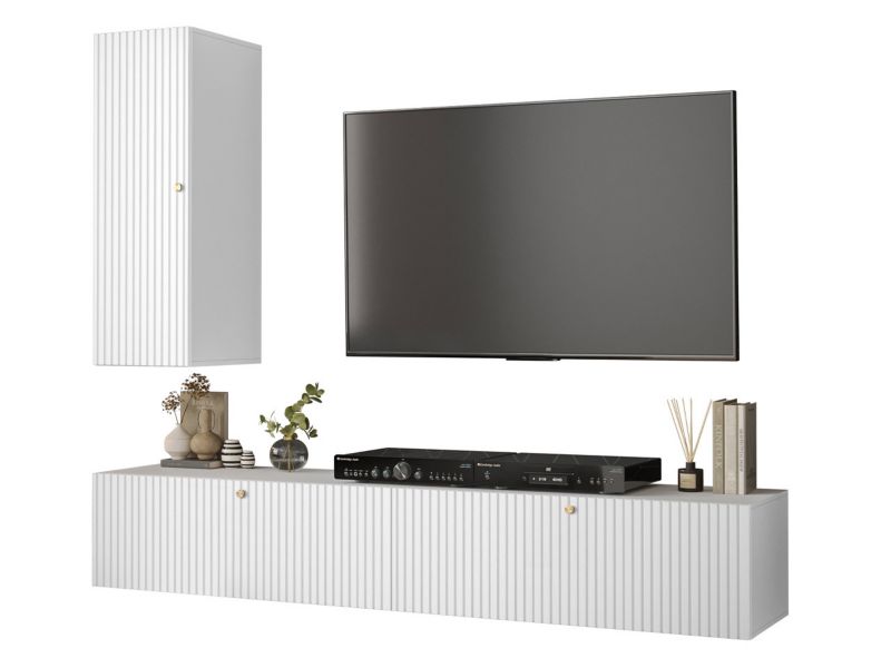 Meblościanka MIRJAN 24 Waldi Slim I 6 biały 1 kpl.