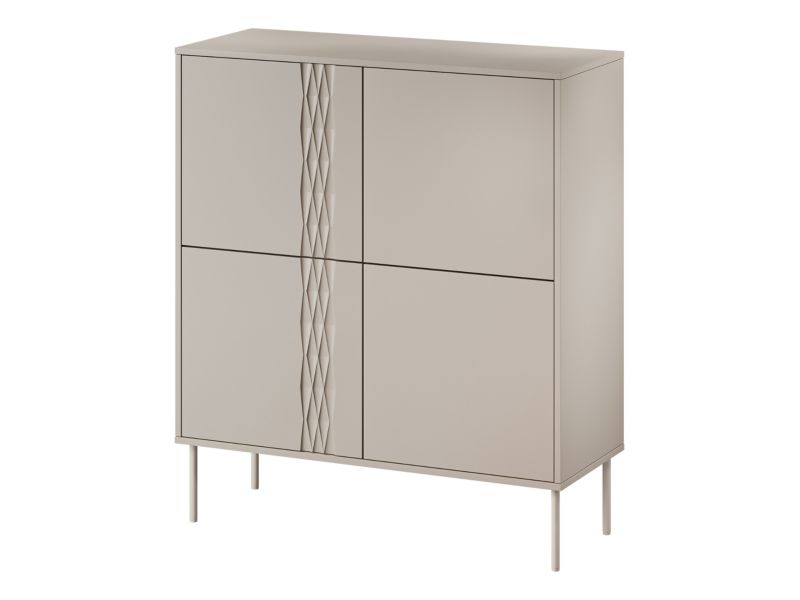 Komoda MIRJAN 24 Tresse 4D beż 1 szt.