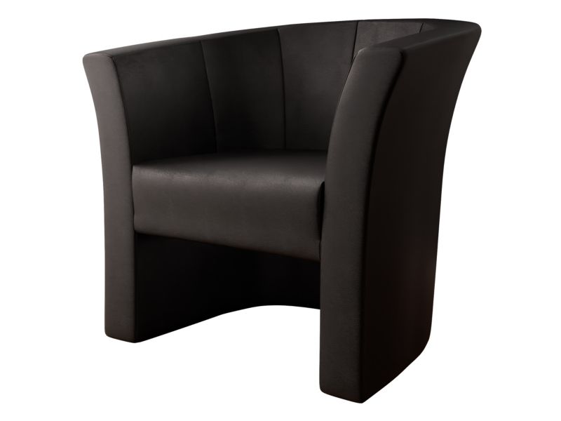 Fotel MIRJAN 24 kubełkowy Niko czarna ekoskóra 1 szt.