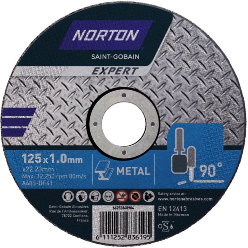 Tarcza Norton Expert 41-125X1.0X22.23 stal