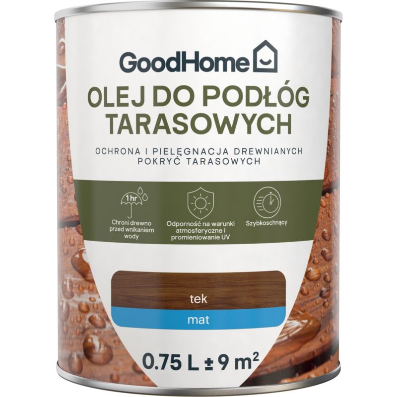 Olej do tarasów GoodHome teak 0,75 l