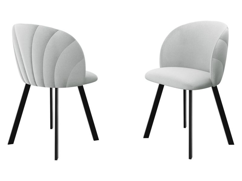 Krzesło MIRJAN 24 tapicerowane K99 platynowy szary 1 szt.