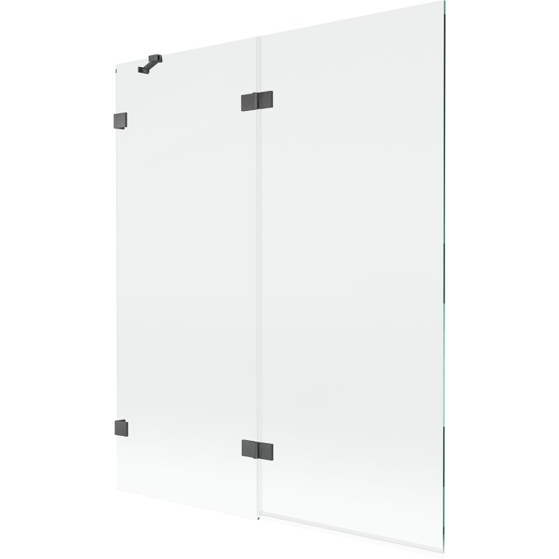 Parawan nawannowy Mexen Lunar gun gray 140x150 cm 2-skrzydłowy 1 szt