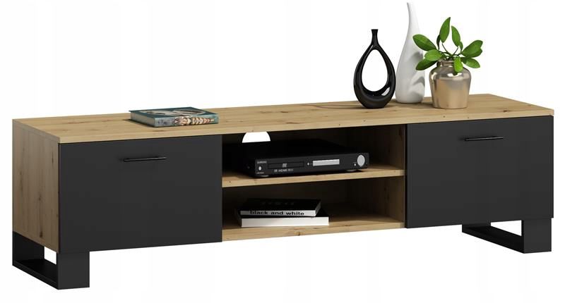 Szafka rtv Matkam szafka KLARA 120 cm Per artisan-czarny 1 szt.