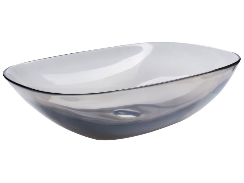 Umywalka nablatowa 54 x 36 cm czarna Moengo 1 szt.