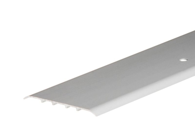 Profil progowy owalny szeroki Cezar Srebrny 2000x80x4,2mm aluminiowy 1 szt.