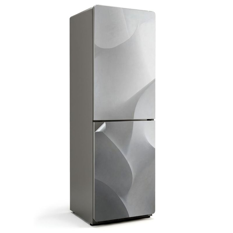 Ozdobna naklejka na lodówkę Wallfluent 60x190 cm Fale abstrakcyjnych kształtów 1 szt.