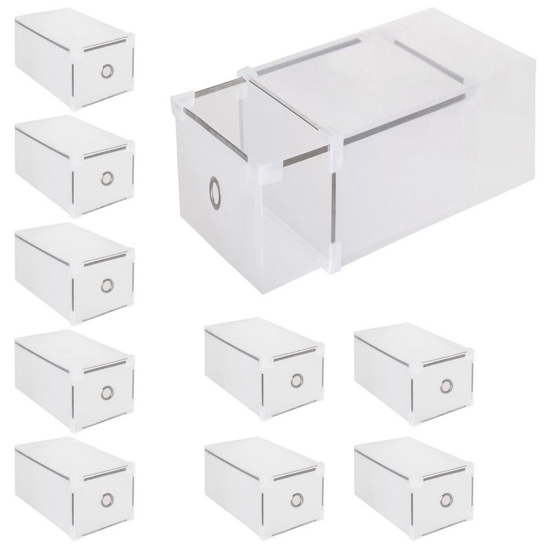 Organizer na buty Springos 28x18x18 cm z otwieraną szufladą 10 szt.