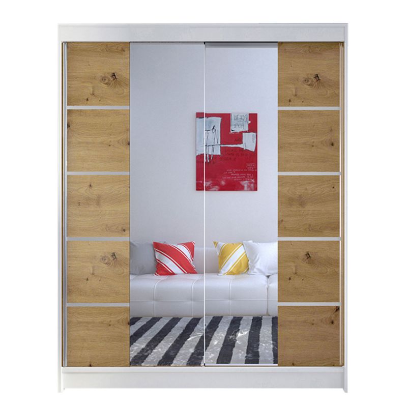 Szafa MIRJAN 24 z drzwiami przesuwnymi Camino V biały/dąb artisan 1 szt.