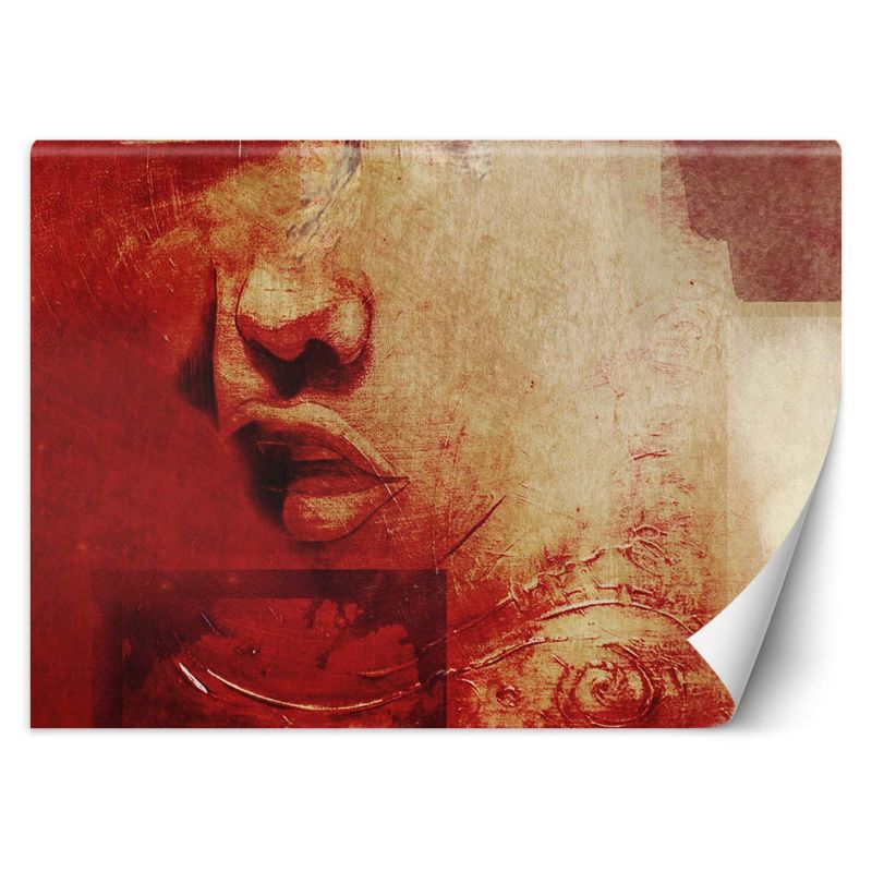 Fototapeta Feeby Delikatne kobiece usta abstrakcja 350x245 1 szt