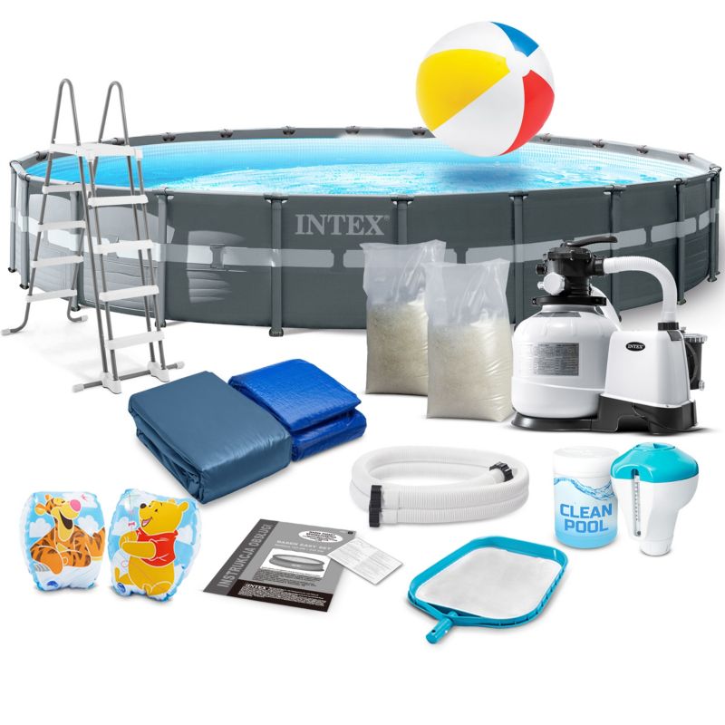Basen ogrodowy Intex stelażowy z pompa 732x132cm 26340-17W1 1szt.