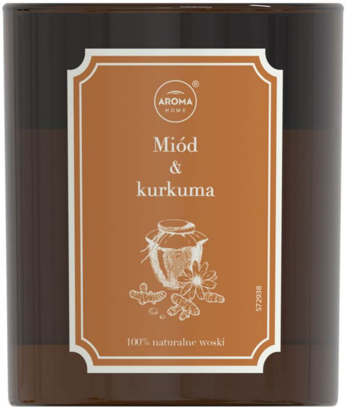 Świeca zapachowa Aroma Home Herbarium miód z kurkumą 160 g
