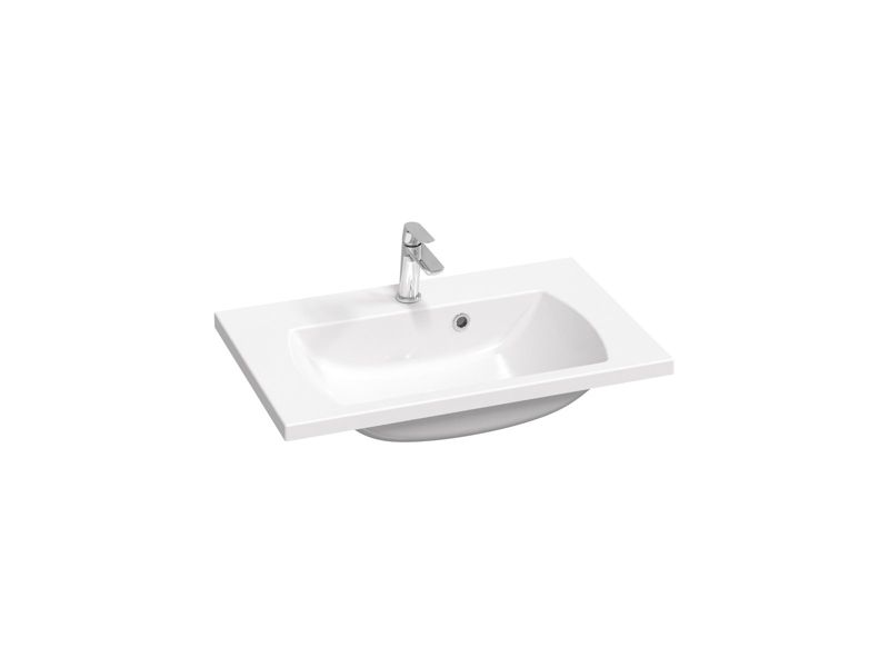 Prostokątna umywalka konglomeratowa Ravak Classic II 700 biała 1 szt