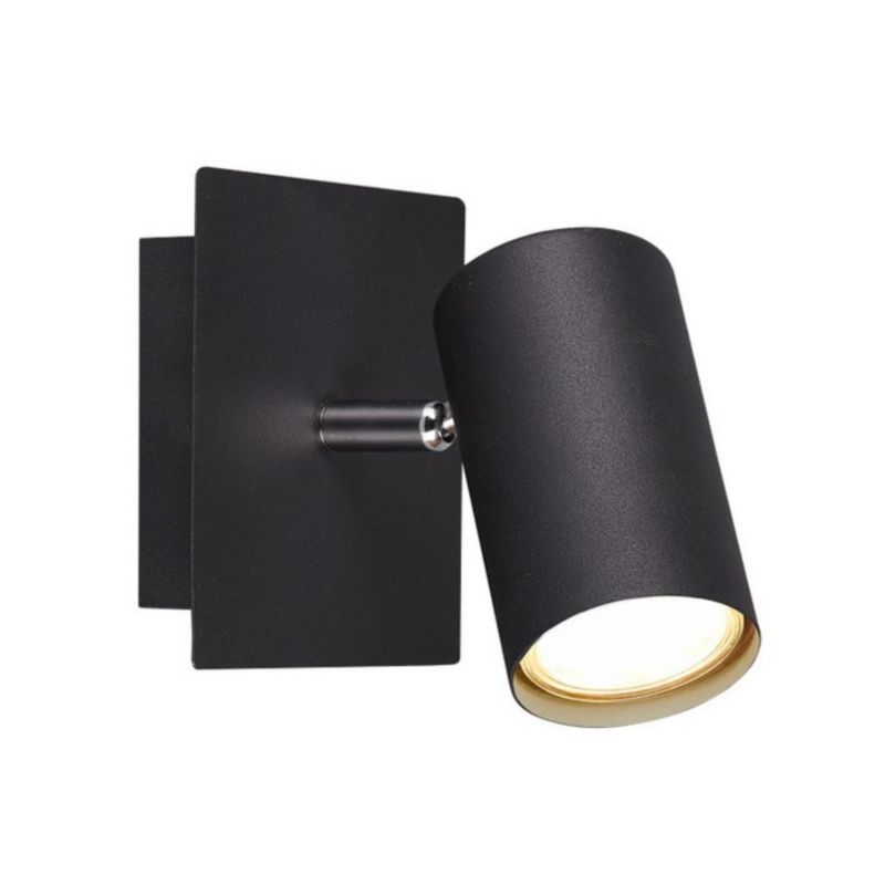 Kinkiet ścienny Trio Marley czarny-chromowany 1 x GU10 x IP20 wym: 12 x 12 cm - 1 szt.