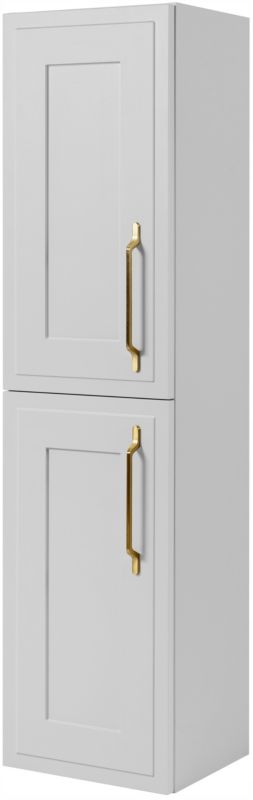 Szafka łazienkowa Furnidea 136 cm słupek wiszący biały frezowany Classic 1 szt