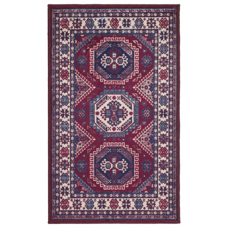 Dywan klasyczny 60x100 cm Sereno Velvet e-floor Velvet bordowy 1 szt