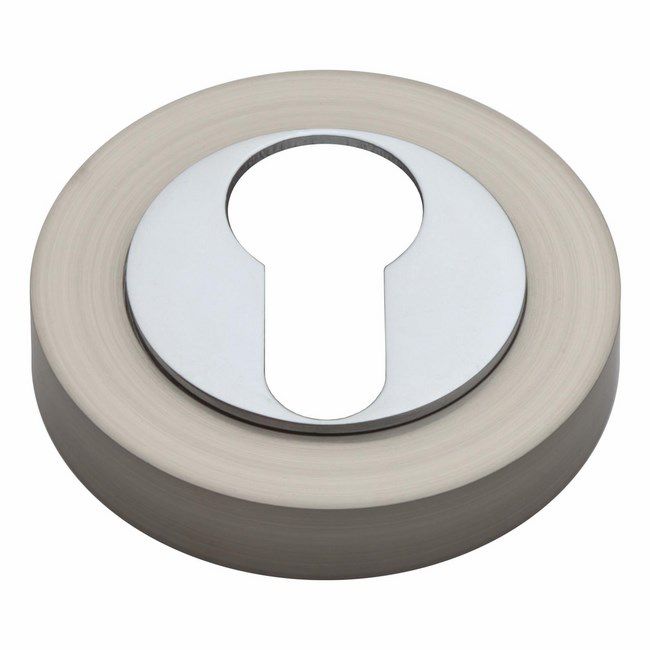 Szyld drzwiowy Gamet dolny Yale nikiel szczotkowany/chrom