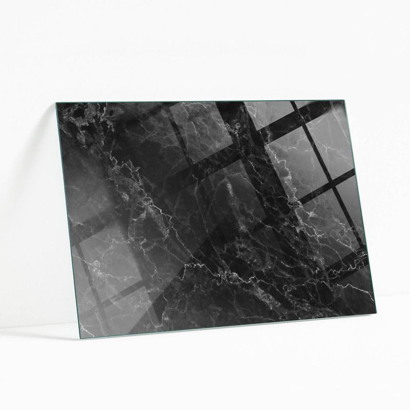 Blat Szklany z Nadrukiem Wallfluent 80x60 cm Marmurowe żyłki w stylu 1 szt.