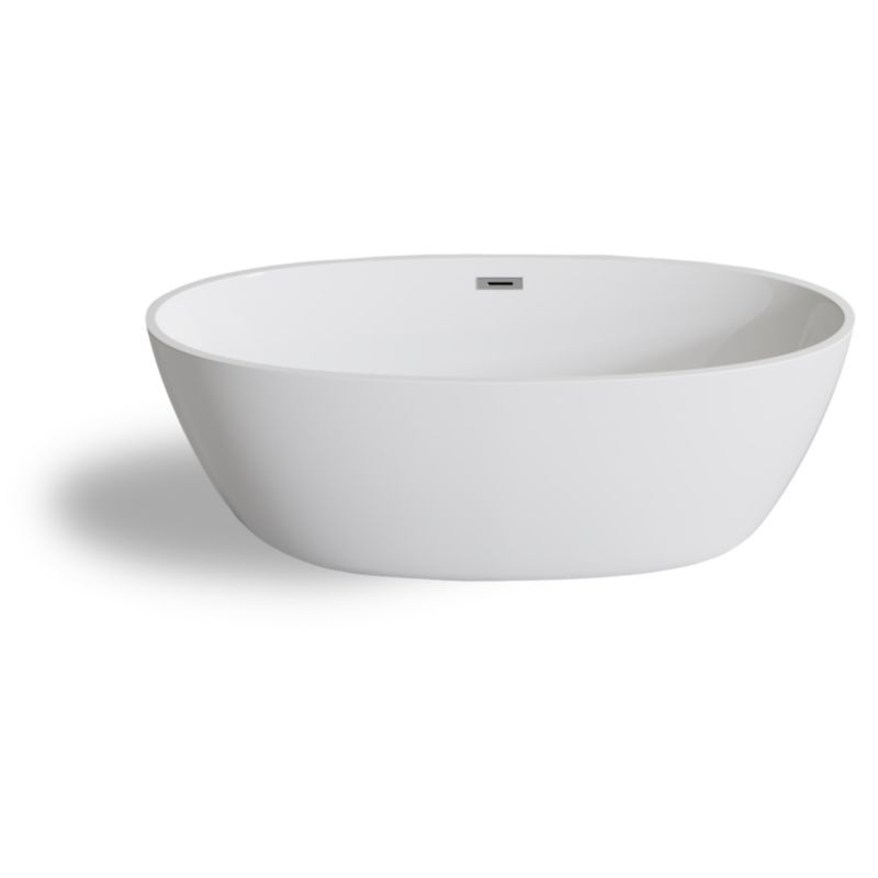 Wanna wolnostojąca Corciano Reykjavik 174x100cm ze srebrnymi dodatkami 1szt.