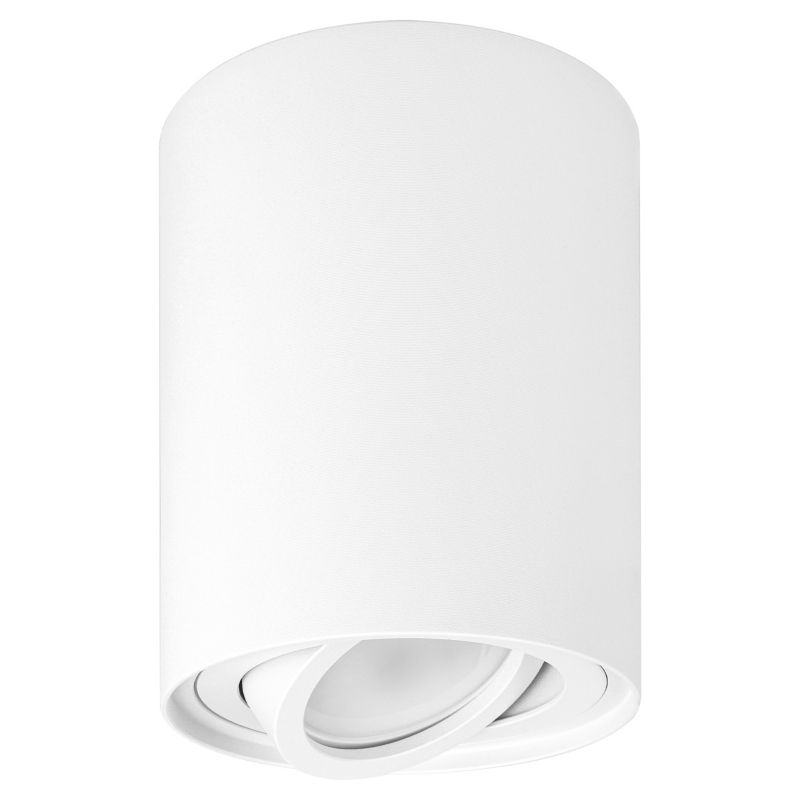 Oprawa natynkowa MasterLED GU10 okrągła lampa ruchoma 85x115 mm IP20 biała 1 szt.