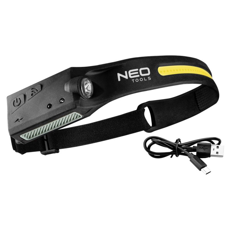 Latarka czołowa NEO TOOLS akumulatorowa LED belt 2 w 1 1 szt
