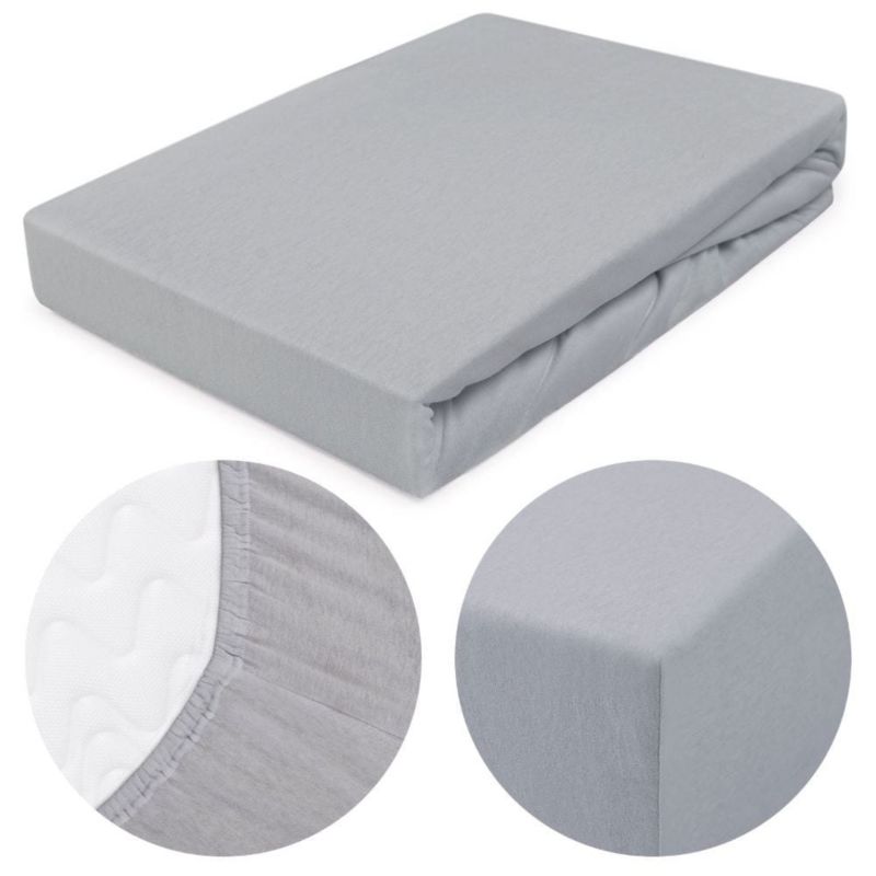 Prześcieradło jersey z gumką Darymex 200x220 kolor Popiel 1 szt.