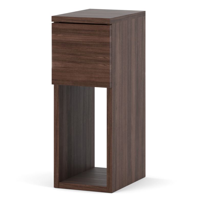 Szafka Nocna Hurtownia-Mebli Szuflady 1 FIGO 20cm Dąb Wenge Dąb Wenge 20x30x55 cm 1szt.