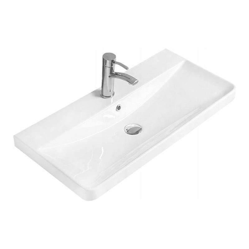 Umywalka wpuszczana Mexen Dagna biała 81x39 cm 1 szt.