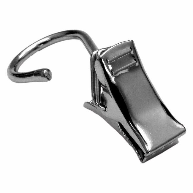 Klamry do karnisza nikiel 20 szt.