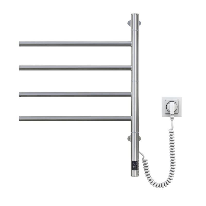 Grzejnik elektryczny Thermoval TVX 64x49 cm stal timer INOX 1 szt.