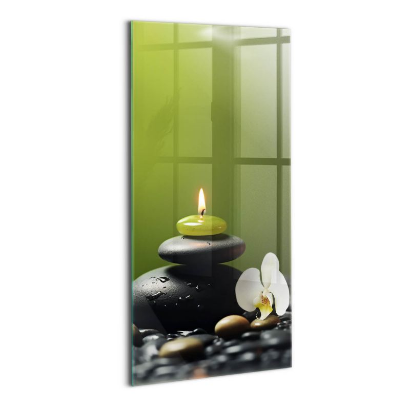 Szklany Obraz Ścienny Wallfluent 60x120 cm Zen relaks natura i kamienie 1 szt.